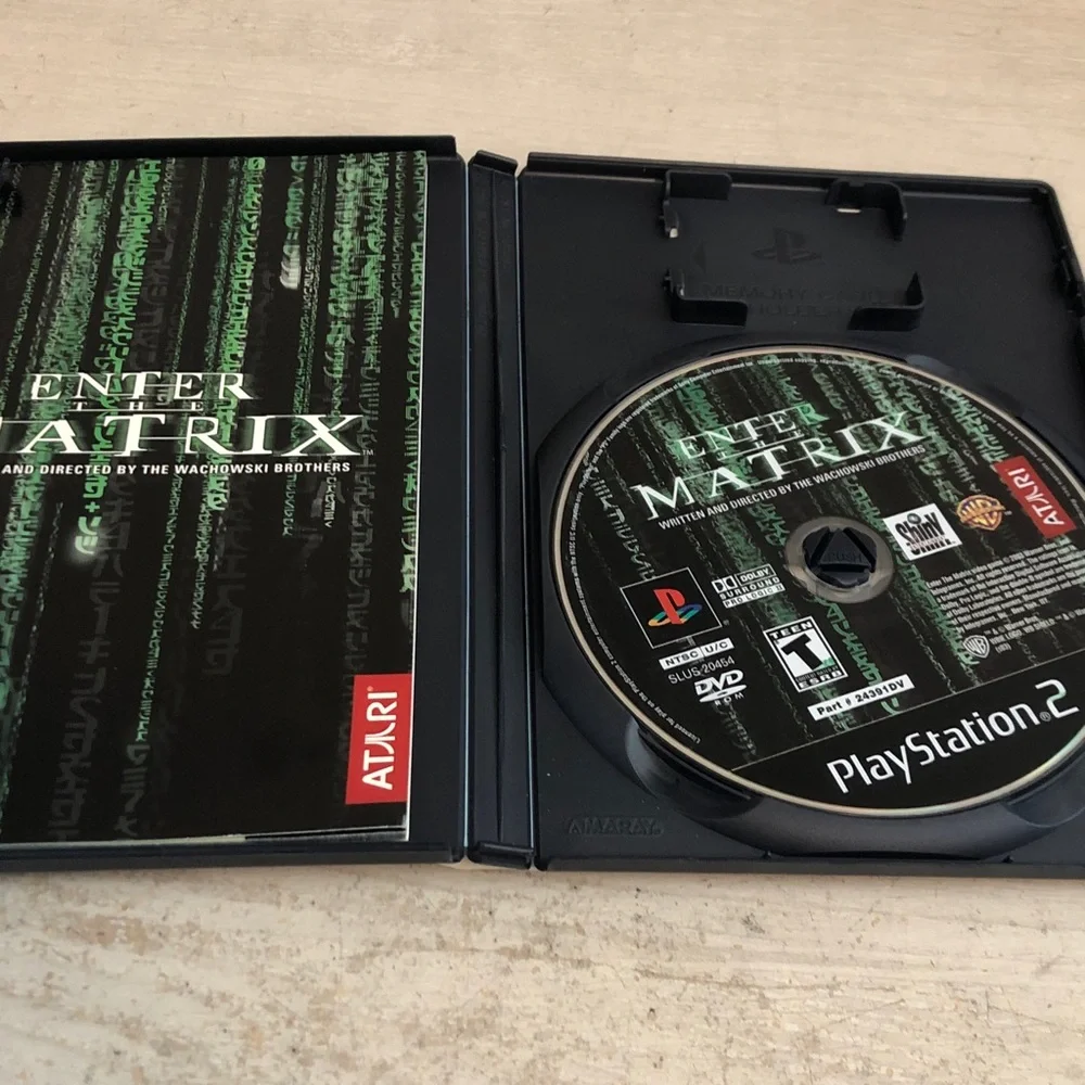 Enter the Matrix Sony PlayStation 2 PS2  Video Game